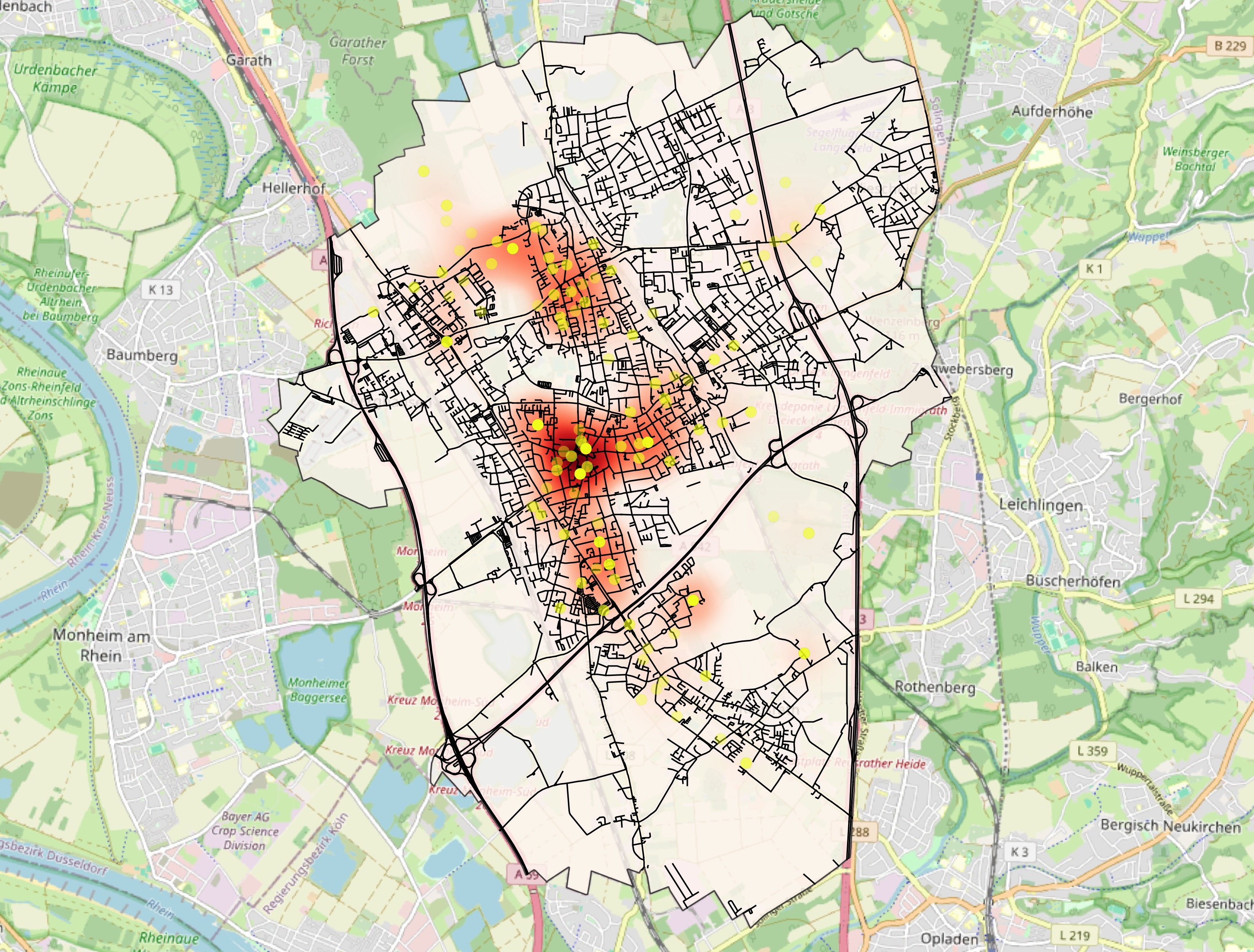 Beispiel Einsatzhotspots